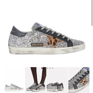 Golden Goose Superstar Glitter Low-Top Sneakers